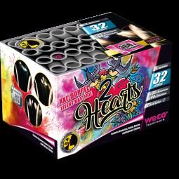 2 Hearts 32-Schuss-Feuerwerk-Batterie von Weco ab 29.74€ jetzt bestellen