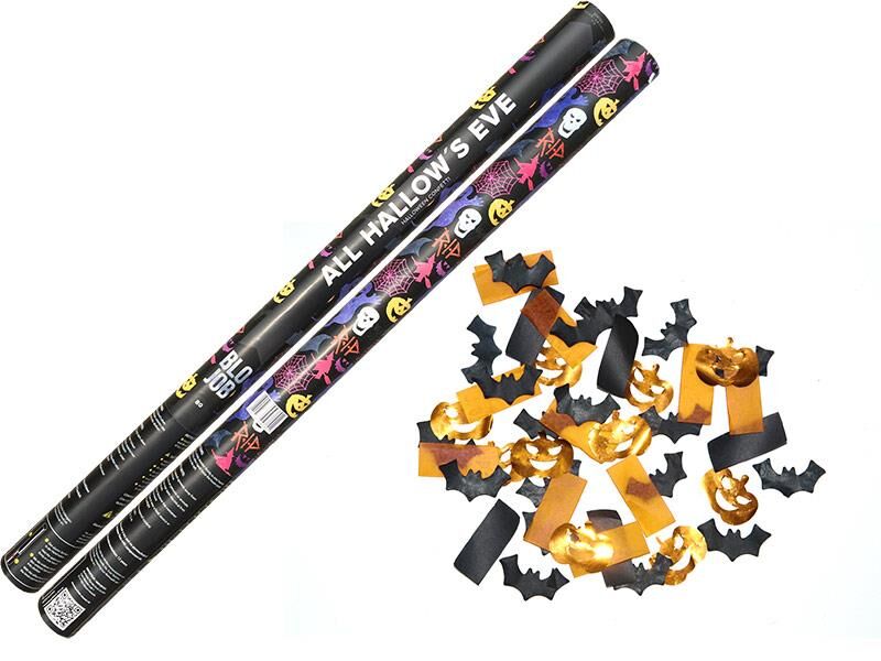 All Hallow´s eve 80cm Papierflitter schwarz-orange Helloween von Pyroland ab 5.17€ jetzt bestellen