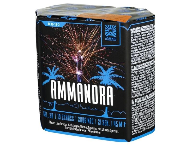 Ammandra 13-Schuss-Feuerwerk-Batterie von Argento Feuerwerk ab 22.94€ jetzt bestellen