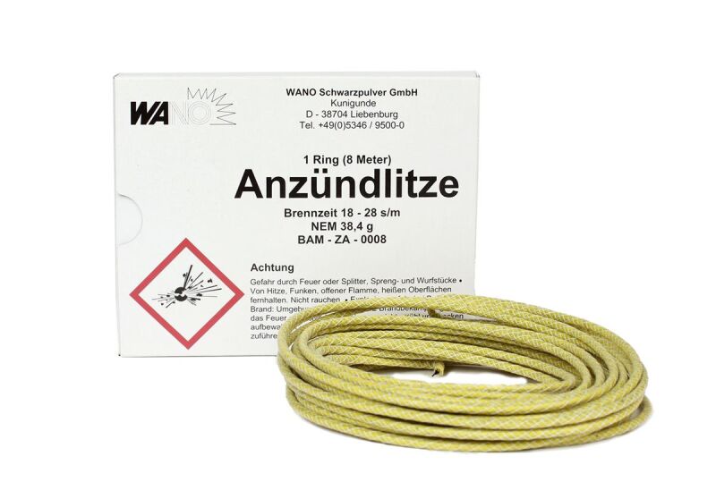 Anzündlitze gelb, 18-28s/m, 8m Rolle von Wano ab 15.99€ jetzt bestellen