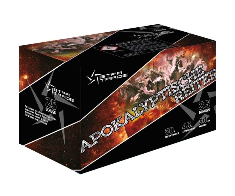 Apokalyptische Reiter 25-Schuss-Feuerwerk-Batterie von Startrade ab 25.49€ jetzt bestellen