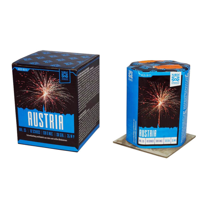 Austria 10-Schuss-Feuerwerk-Batterie von Argento Feuerwerk ab 9.78€ jetzt bestellen