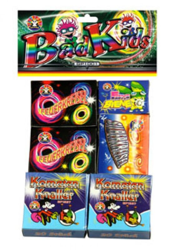 Bad Kids 71-teiliges Jugendfeuerwerk-Sortiment von Panda ab 6.99€ jetzt bestellen