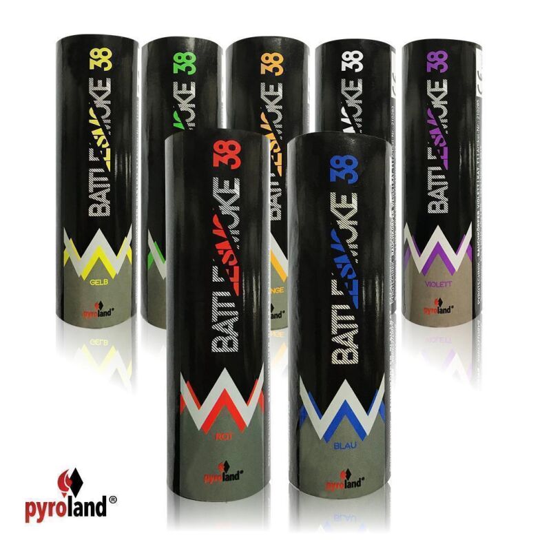 BATTLESMOKE 38 mit Reißzünder 80s, Pink von Pyroland ab 4.5€ jetzt bestellen
