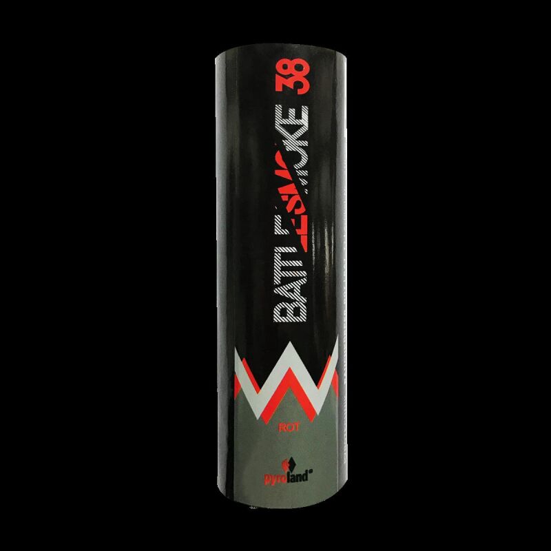 BATTLESMOKE 38 mit Reißzünder 80s, Rot von Pyroland ab 4.5€ jetzt bestellen