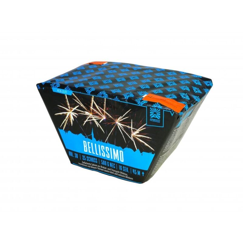 Bellissimo 25-Schuss-Feuerwerk-Batterie von Argento Feuerwerk ab 64.99€ jetzt bestellen