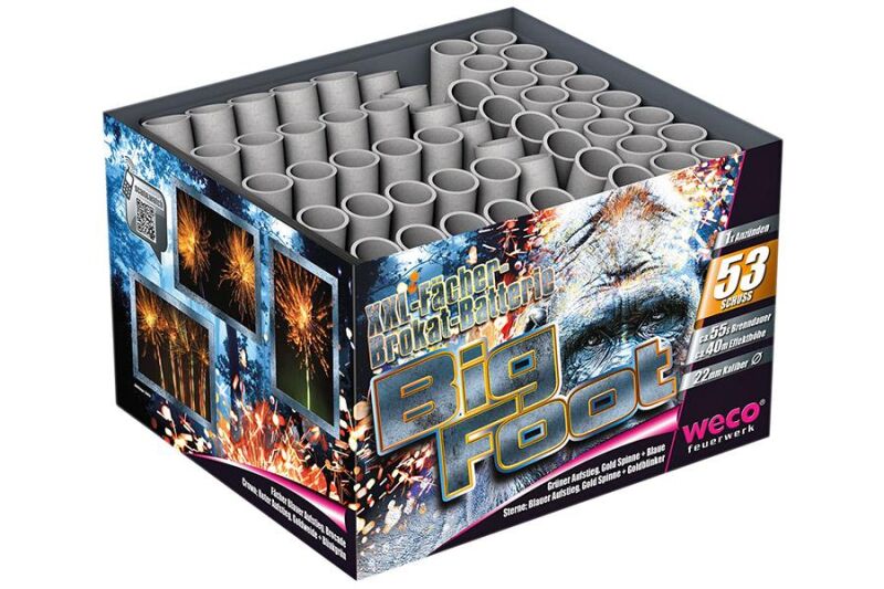 Bigfoot 53-Schuss-Feuerwerk-Batterie von Weco ab 42.49€ jetzt bestellen