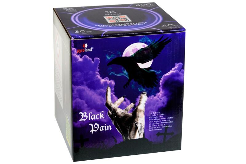 Black Pain 16-Schuss-Feuerwerk-Batterie von Pyroland ab 21.24€ jetzt bestellen