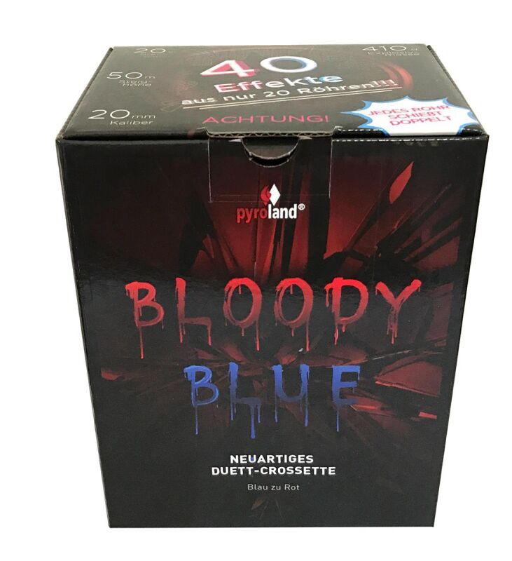 Bloody Blue 40-Schuss-Feuerwerk-Batterie von Pyroland ab 25.92€ jetzt bestellen