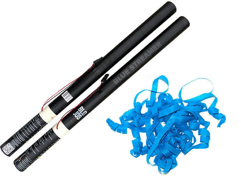 Blue Streamer 80cm elektrisch (Black Label) Papierstreamer blau von Pyroland ab 7.64€ jetzt bestellen