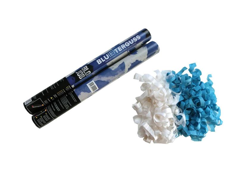 Blu(e)terguss 50cm Papierflitter blau-weiß von Pyroland ab 3.59€ jetzt bestellen