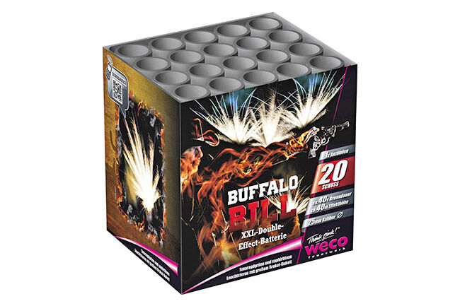 Buffalo Bill 20-Schuss-Feuerwerk-Batterie von Weco ab 16.14€ jetzt bestellen