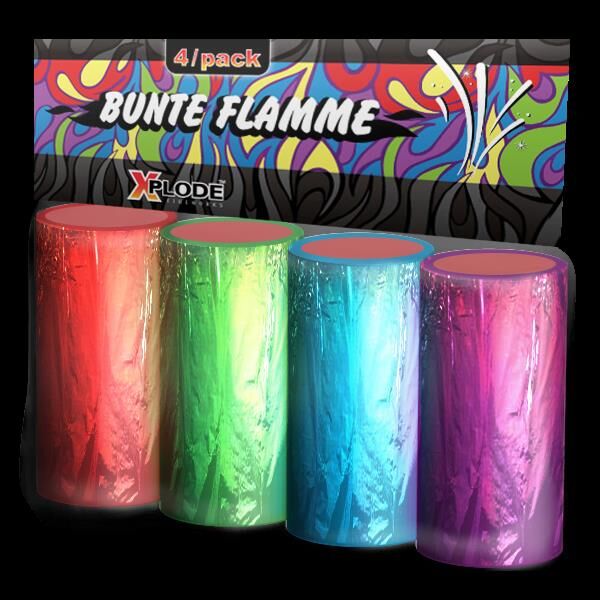 Bunte Flamme 4er Bengalflammen von Xplode ab 2.99€ jetzt bestellen