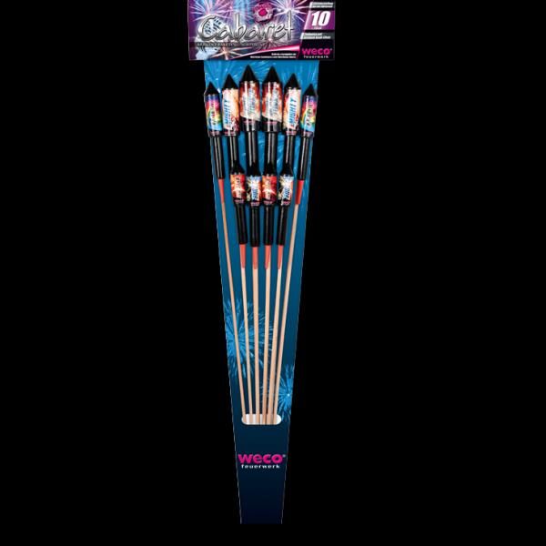 Cabaret 10-teiliges-Raketen-Sortiment von Weco ab 12.74€ jetzt bestellen