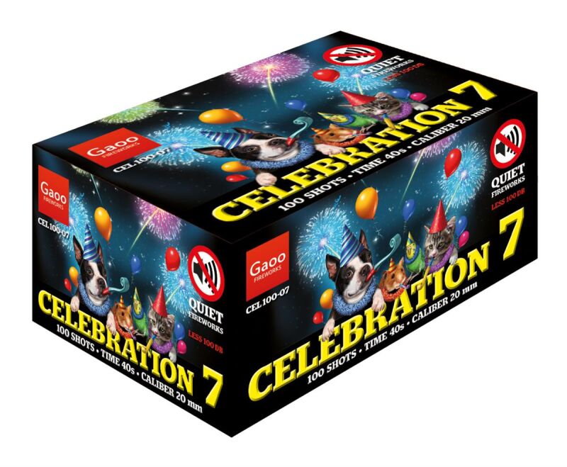 Celebration 100-7 100-Schuss-Feuerwerk-Batterie von Gaoo ab 63.74€ jetzt bestellen