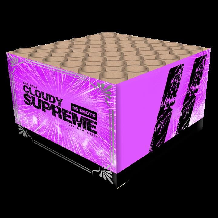 Cloudy Supreme 36- Schuss- Feuerwerk-Batterie von Katan Vuurwerk ab 13.59€ jetzt bestellen