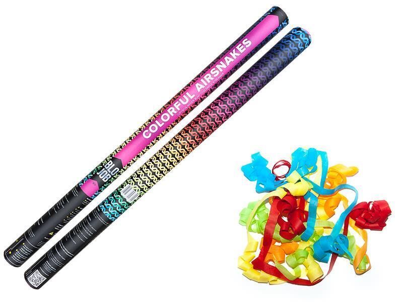 Colorful Airsnakes 80cm Papierstreamer bunt von Pyroland ab 4.49€ jetzt bestellen