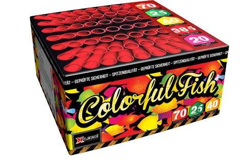 Colorful Fish 70-Schuss-Feuerwerk-Batterie von Xplode ab 24.69€ jetzt bestellen
