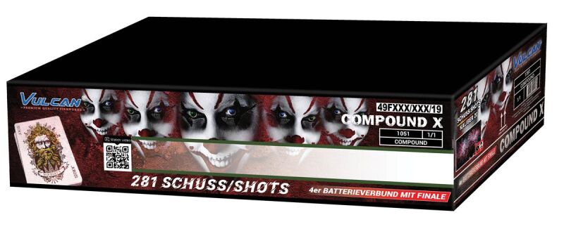 Compound X 281-Schuss-Feuerwerkverbund von Vulcan Europe ab 141.94€ jetzt bestellen