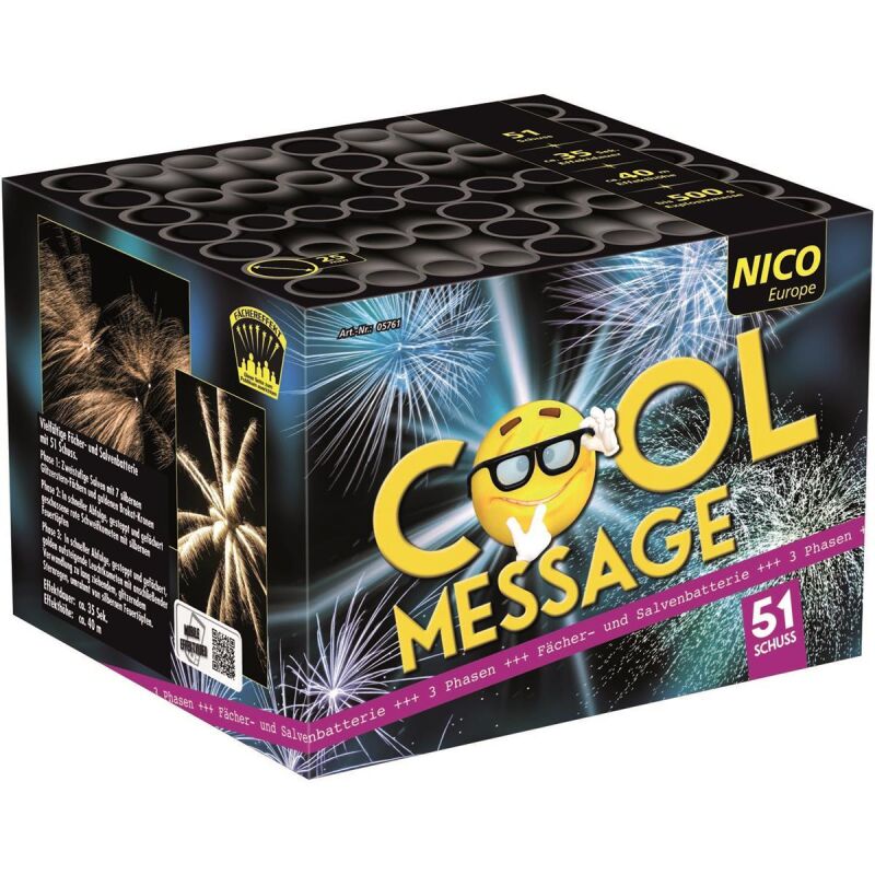 Cool Message 51-Schuss-Feuerwerk-Batterie von Nico ab 33.14€ jetzt bestellen