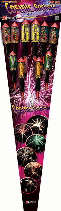 Cosmic Rockets 10-teiliges Feuerwerk-Raketensortiment von Xplode ab 11.89€ jetzt bestellen