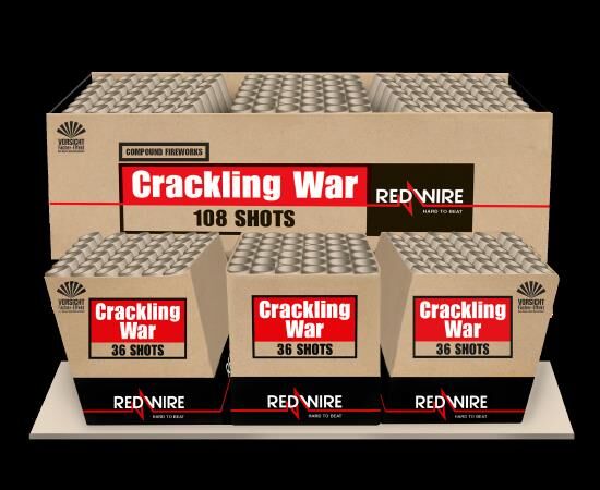 Crackling War 108-Schuss-Feuerwerkverbund (Stahlkäfig) von Lesli ab 126.65€ jetzt bestellen