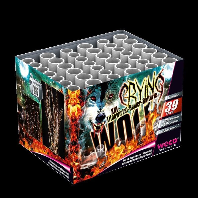 Crying Wolf 39-Schuss-Feuerwerk-Batterie von Weco ab 26.34€ jetzt bestellen