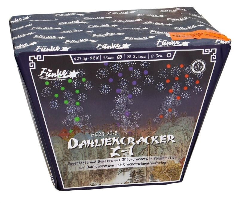 Dahliencracker Z-1 25-Schuss-Feuerwerk-Batterie von Funke ab 25.49€ jetzt bestellen