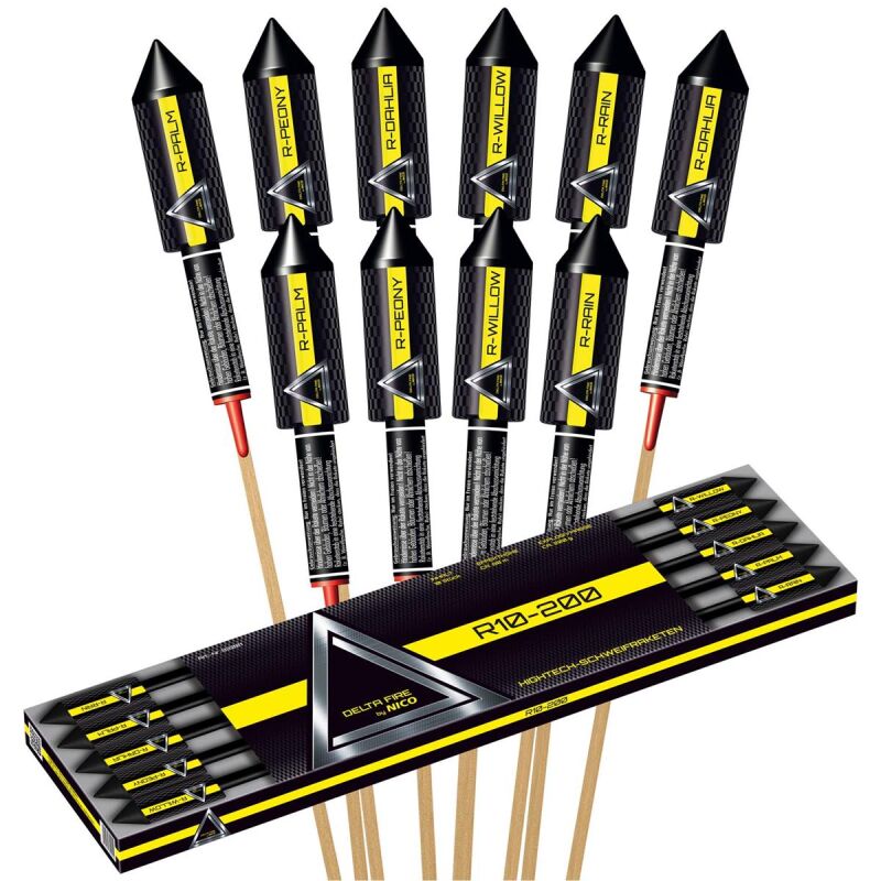Delta Fire R10-200 10er Raketen-Sortiment von Nico ab 35.69€ jetzt bestellen