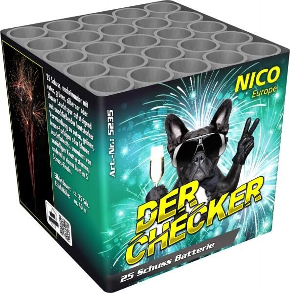 Der Checker 25 Schuss Feuerwerk-Batterie von Nico ab 12.74€ jetzt bestellen