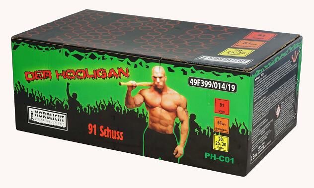Der Hooligan 92-Schuss-Feuerwerkverbund von Nordlicht ab 106.24€ jetzt bestellen