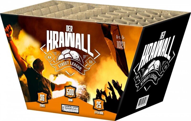 Der Krawall 36-Schuss-Feuerwerk-Batterie (Stahlkäfig) von Nordlicht ab 29.74€ jetzt bestellen