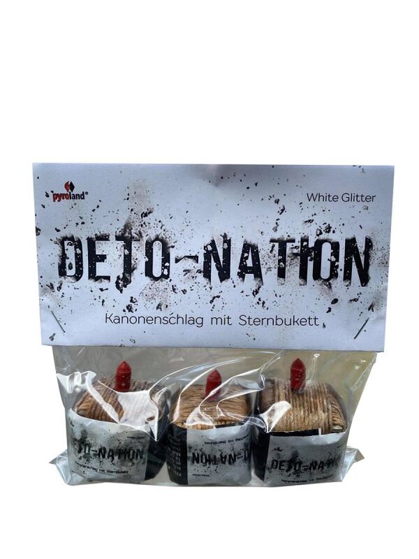Deto-Nation 3er Pack kubische Kanonenschläge White Glitter von Pyroland ab 2.97€ jetzt bestellen