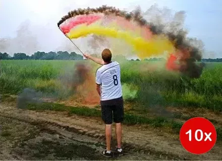 Deutschland Rauchflaggen 10er Bundle von Pyroland ab 68.99€ jetzt bestellen
