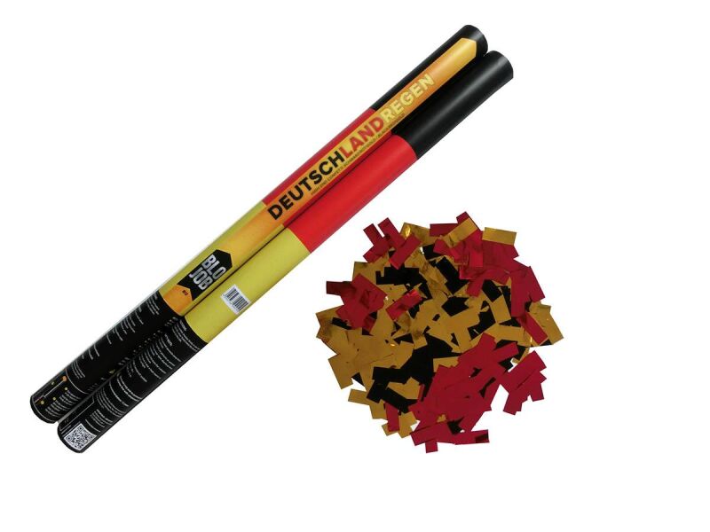 Deutschlandregen 80cm Papier- und Metallicflitter schwarz-rot-gold von Pyroland ab 3.58€ jetzt bestellen