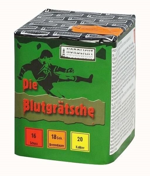 Die Blutgrätsche 16-Schuss-Feuerwerk-Batterie von Nordlicht ab 9.99€ jetzt bestellen