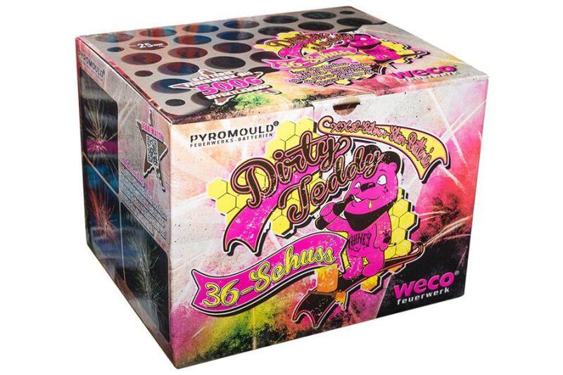 Dirty Teddy 36-Schuss-Feuerwerkbatterie von Weco ab 21.24€ jetzt bestellen