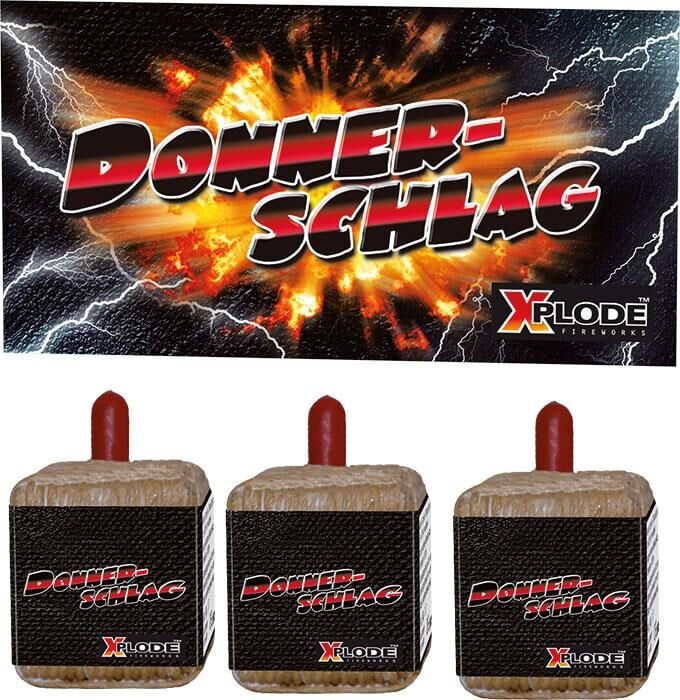 Donnerschlag 3er Pack Kubische Kanonenschläge von Xplode ab 3.39€ jetzt bestellen