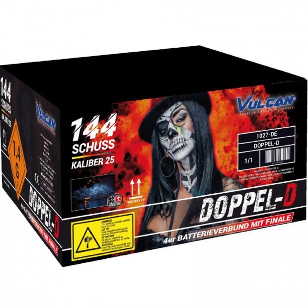 Doppel D 144-Schuss-Feuerwerkverbund von Vulcan Europe ab 169.99€ jetzt bestellen
