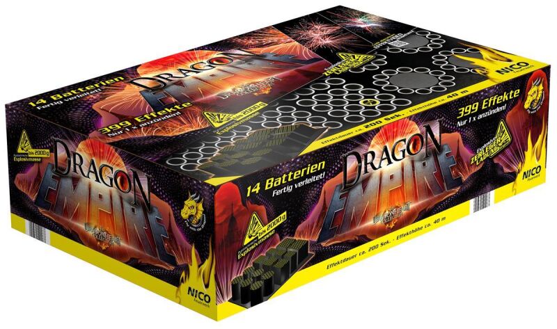 Dragon Empire 399-Schuss-Feuerwerkverbund von Nico ab 144.49€ jetzt bestellen