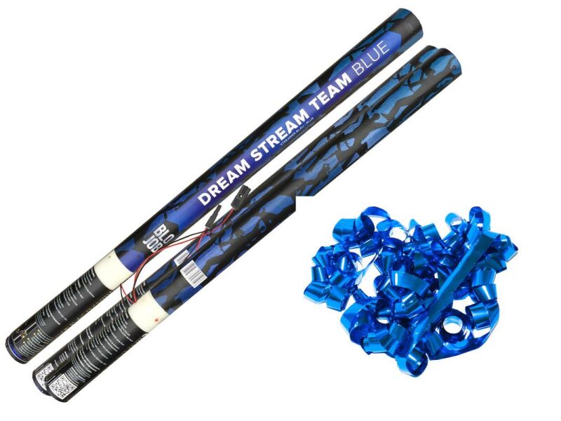 Dream Stream Team Blue 80cm elektrisch Metallicstreamer blau von Pyroland ab 2.11€ jetzt bestellen