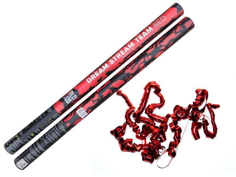 Dream Stream Team Red 80cm Metallicstreamer rot von Pyroland ab 4.02€ jetzt bestellen