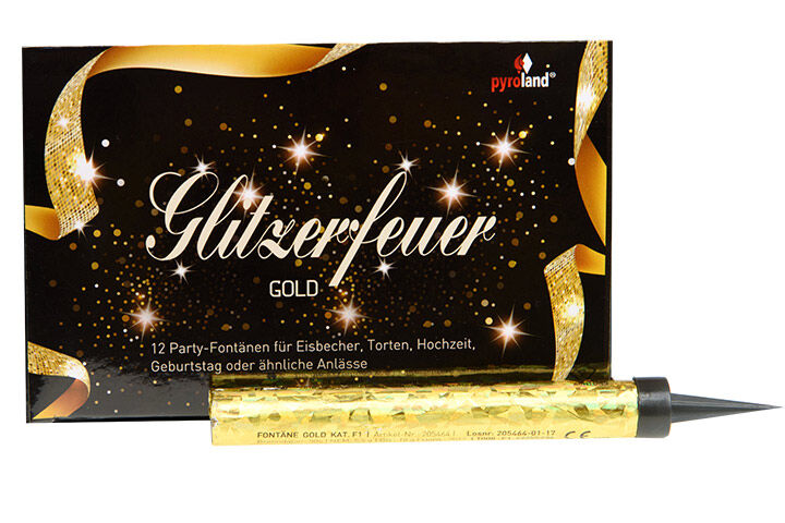 Eisfontäne-Glitzerfeuer Gold, 50s von Pyroland ab 5.99€ jetzt bestellen
