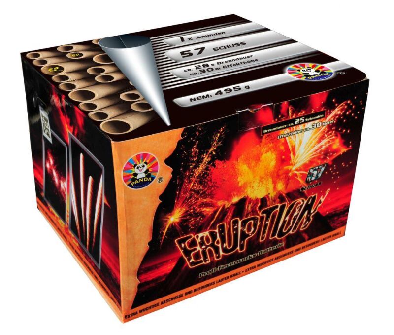 Eruption 57-Schuss-Feuerwerk-Batterie von Panda ab 46.74€ jetzt bestellen