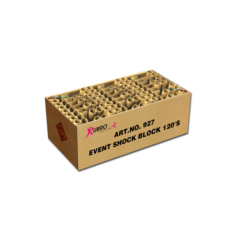 Event Shock Block 120-Schuss-Feuerwerkverbund von Geisha-Rubro ab 114.99€ jetzt bestellen