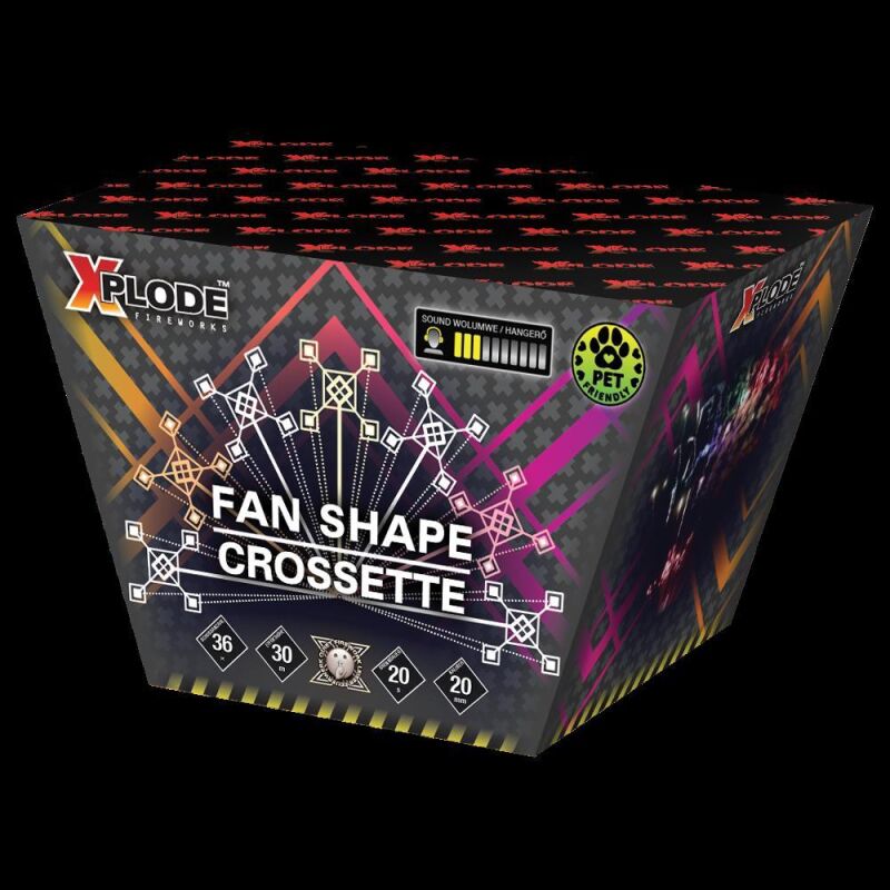 Fanshape Crossette 36-Schuss-Feuerwerk-Batterie von Xplode ab 21.24€ jetzt bestellen