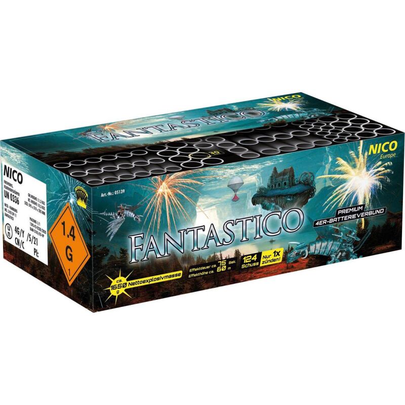 Fantastico 124-Schuss Feuerwerk-Verbund von Nico ab 169.99€ jetzt bestellen