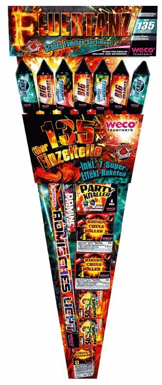 Feuertanz 138-teiliges-Familien-Sortiment von Weco ab 16.99€ jetzt bestellen