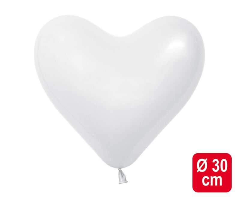 Figuren-Ballons Big Heart, weiß von TIB Heyne ab 2.5€ jetzt bestellen