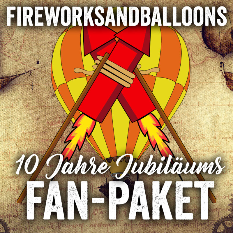 Fireworks and Balloons Jubiläums Fan Paket von Pyroland ab 199€ jetzt bestellen
